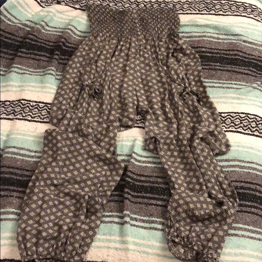 High waist harem pants